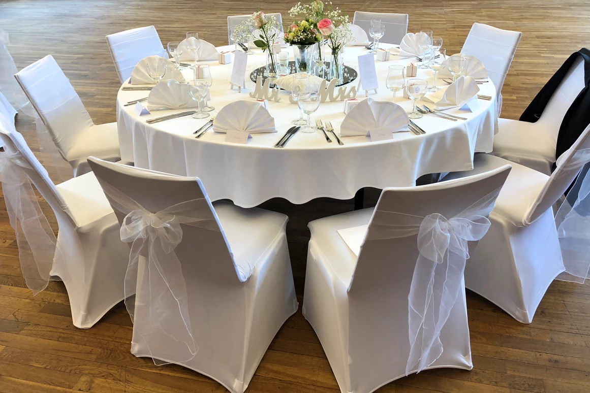 Hochzeit: Gedeckter Tisch  - Kurhaus Bad Krozingen