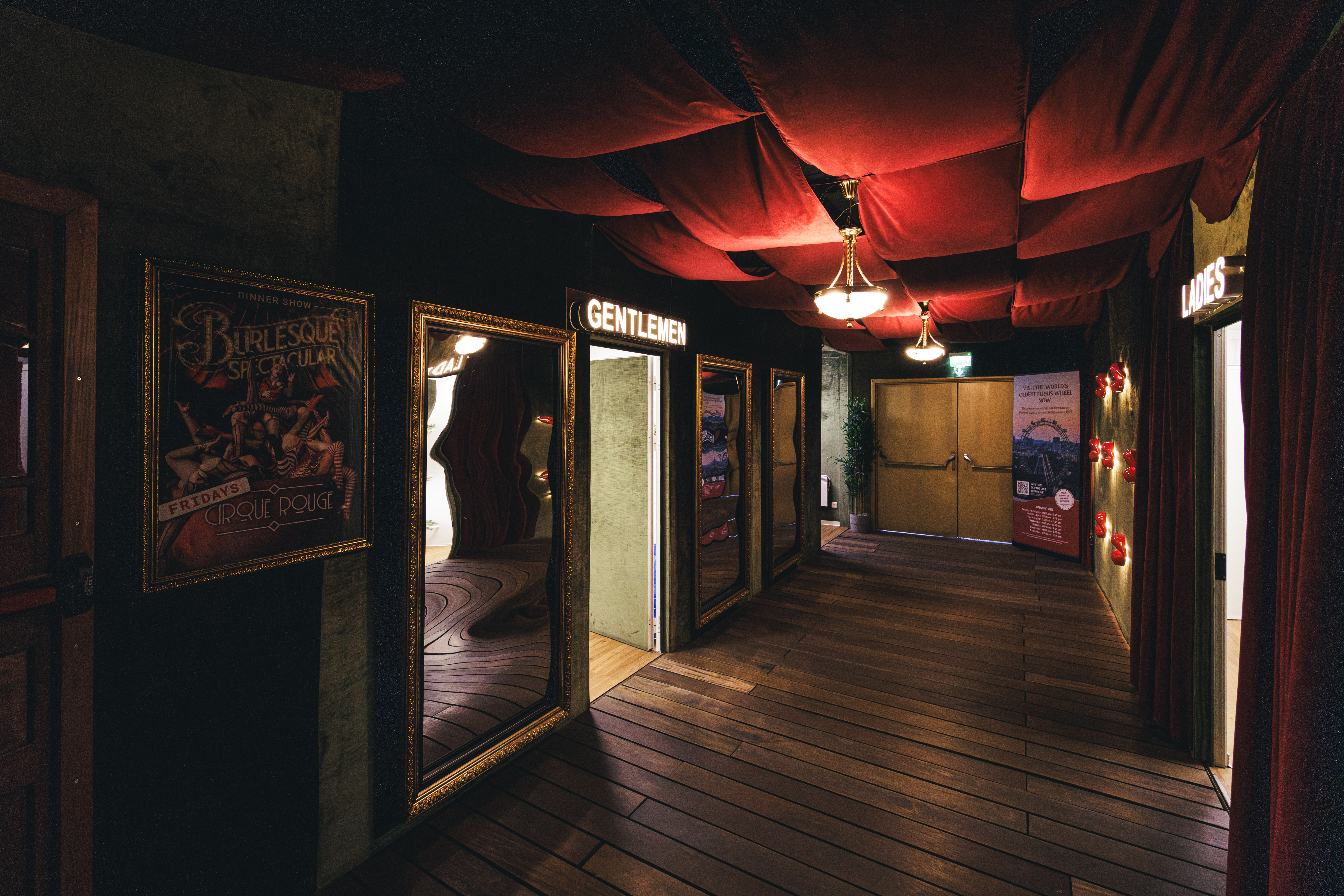 Hochzeitslocation: Durchgang zu den Toiletten  - Mirage - Die Eventlocation im Prater