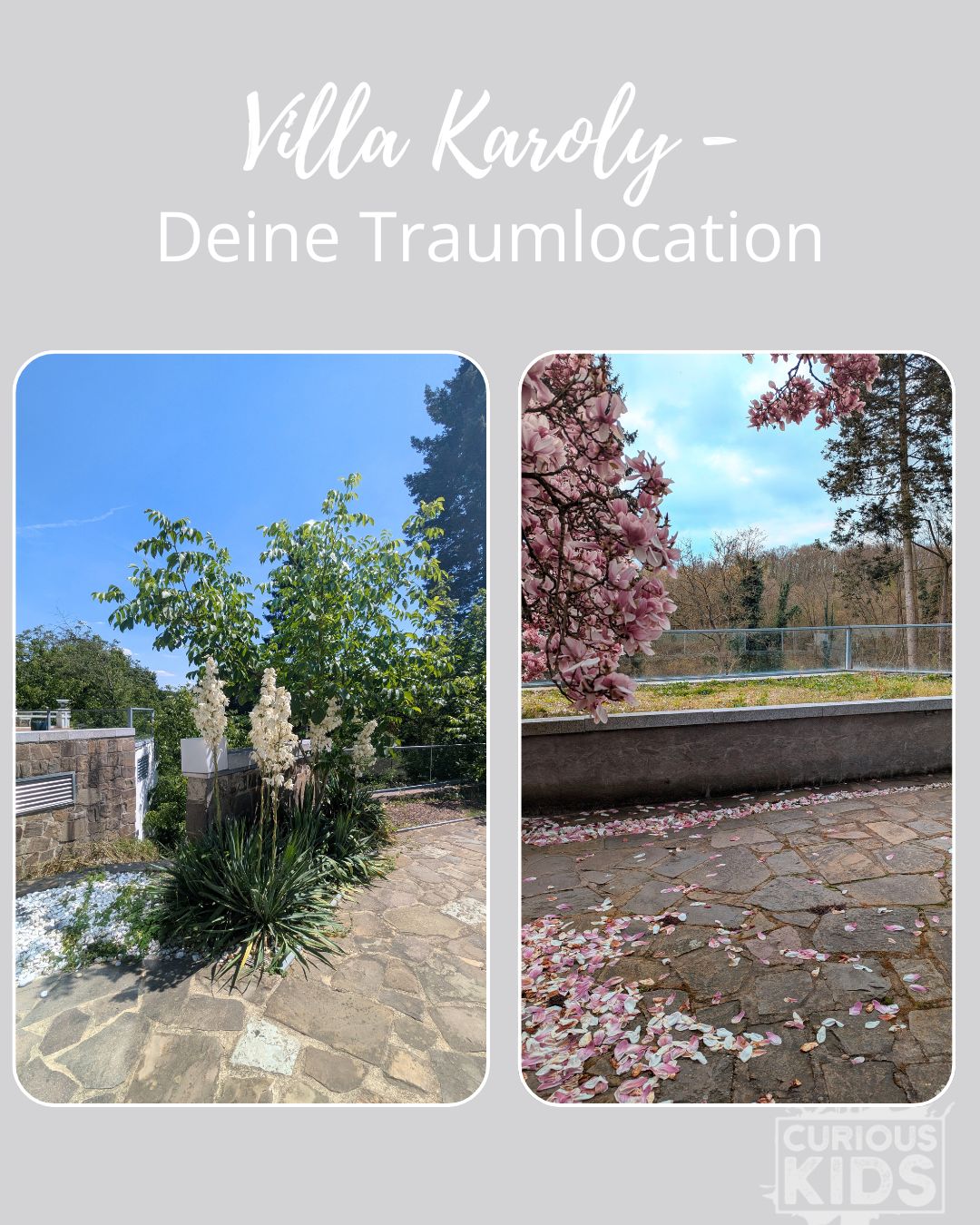 Hochzeitslocation: Außen-Bereiche - Villa Karoly - Curious Kids