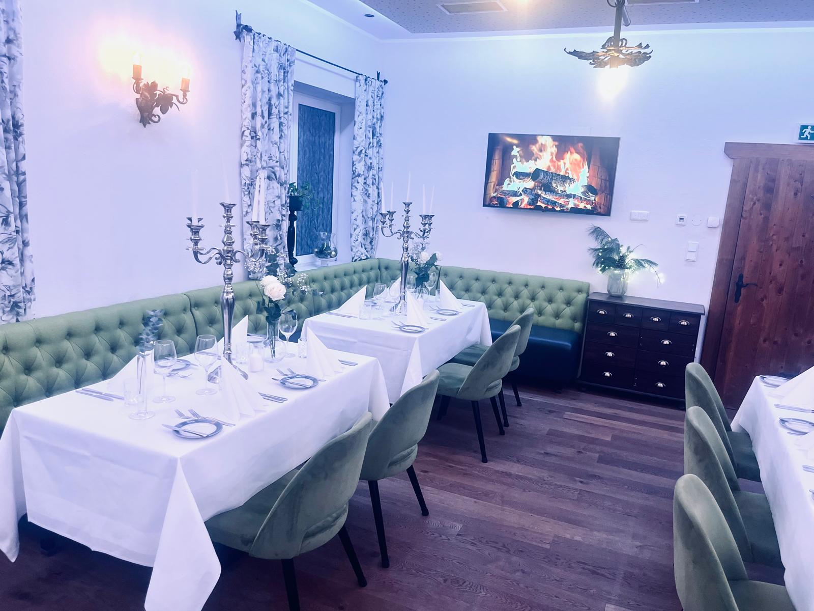 Matrimonio - Umgebung: am Land - Austria - Hochzeitsessen im Grünen Saal, HZ im Winter - Die Buschenschank