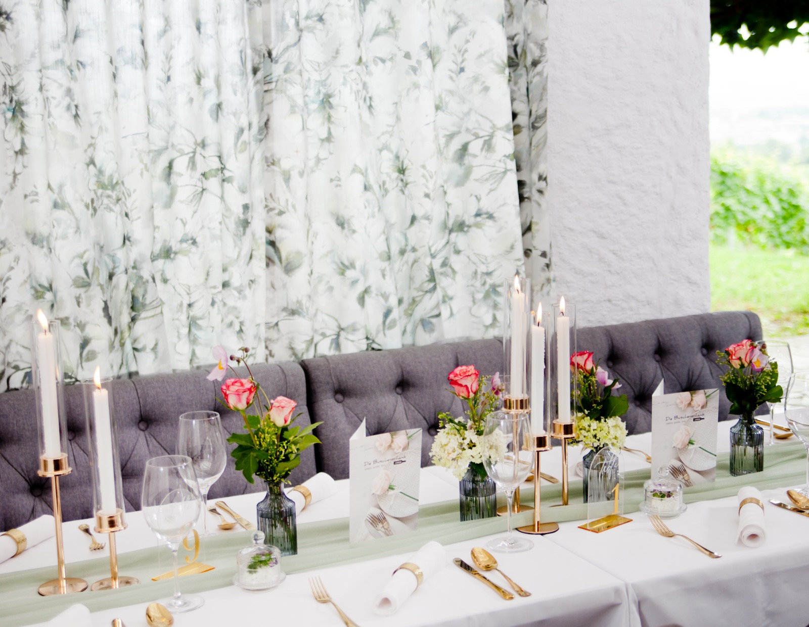 Hochzeitslocation: HZ Tisch im Hochzeitssaal - Die Buschenschank