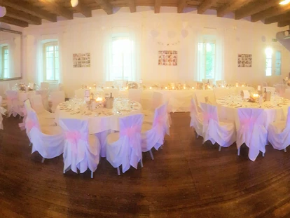 Matrimonio - Großwilfersdorf - Hochzeitstafel im Kastell Stegersbach - Kastell Stegersbach