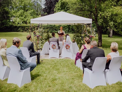 Hochzeit - Puch bei Hallein - standesamtliche Trauung im Seegarten - Mozarthaus St. Gilgen am Wolfgangsee