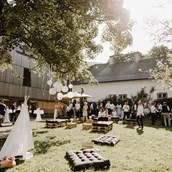 Hochzeit: Feiern im Seegarten - Mozarthaus St. Gilgen am Wolfgangsee
