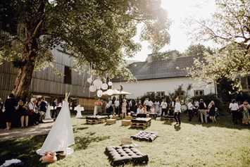 Hochzeit: Feiern im Seegarten - Mozarthaus St. Gilgen am Wolfgangsee