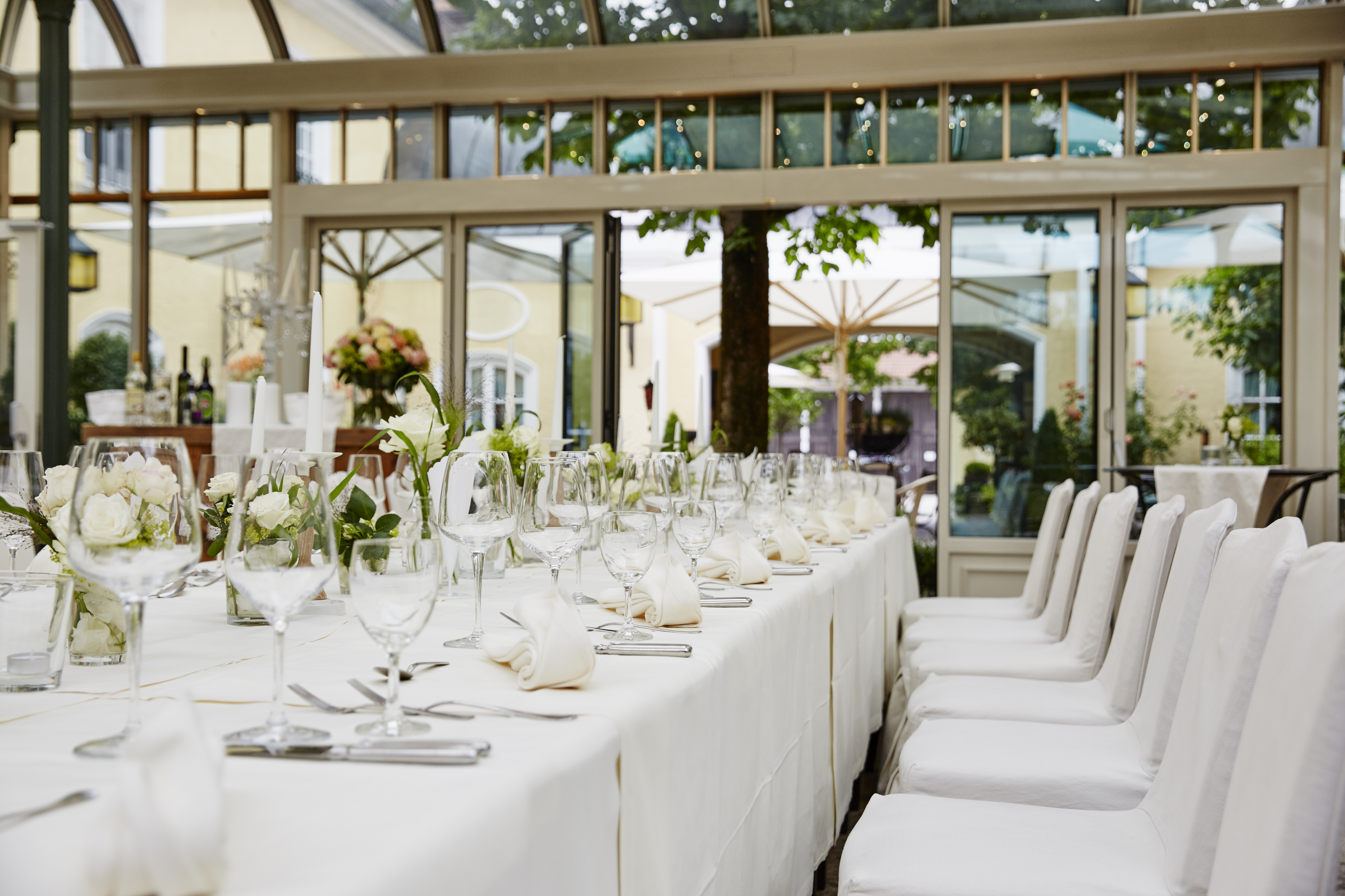 Hotel Gutsgasthof Stangl Information about the banquet halls Summer house