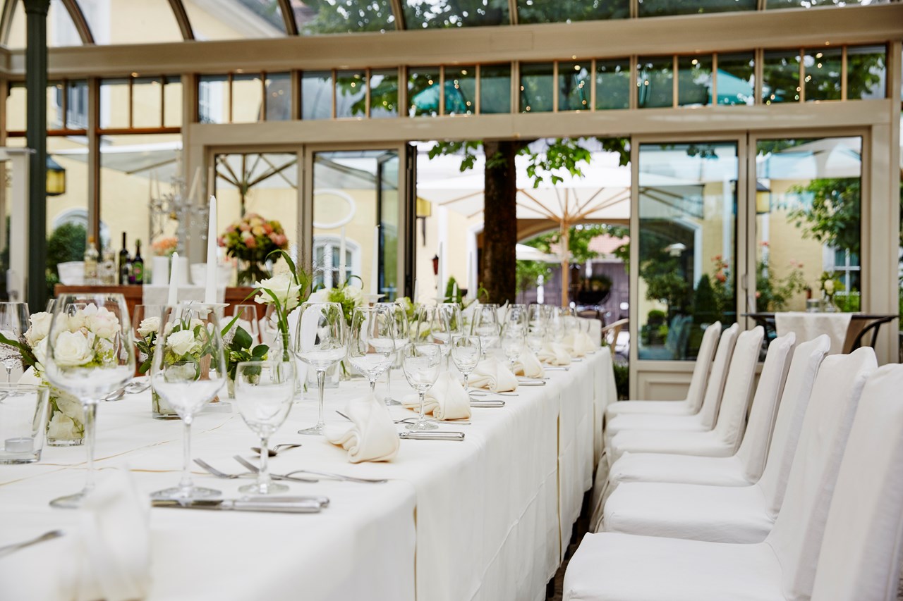 Hotel Gutsgasthof Stangl Information about the banquet halls Summer house