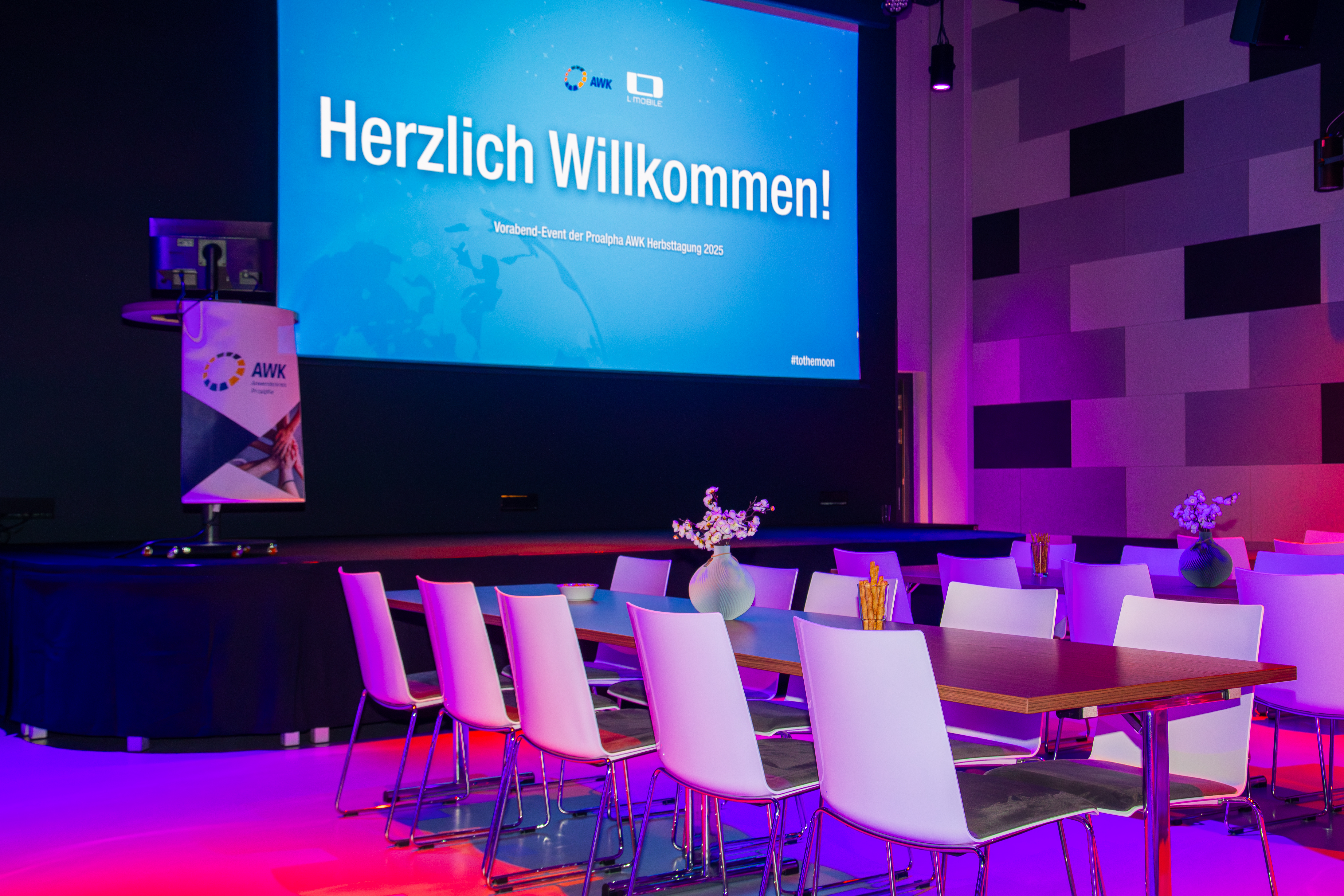 Hochzeit: Beispiel einer Reihensitzordnung im PLANET BLUE - PLANET BLUE