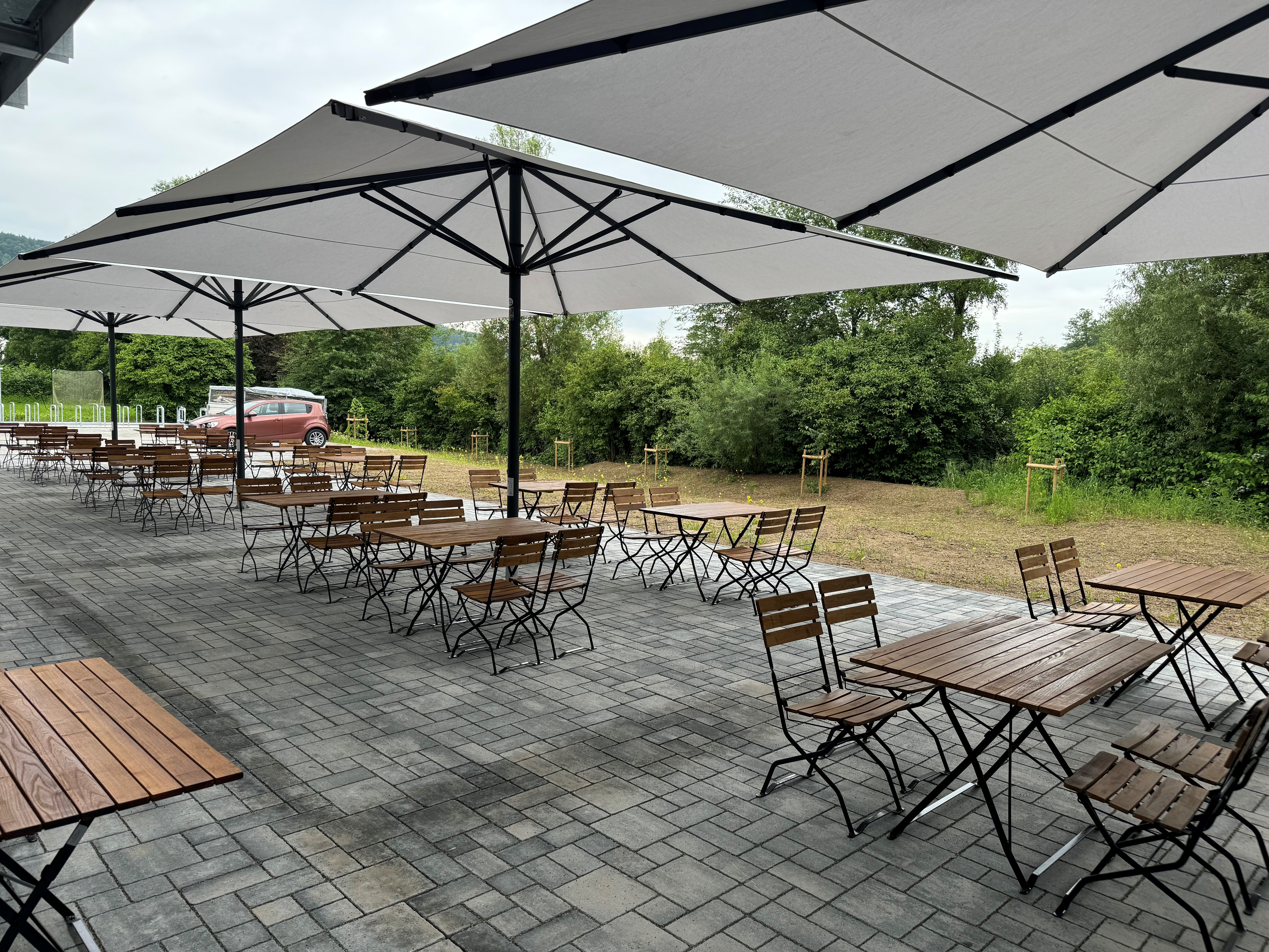 Hochzeit: Terrasse des PLANET BLUE - PLANET BLUE