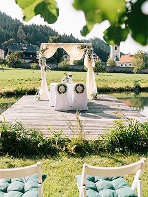 Marstadl Angaben zu den Festsälen Schlossteich