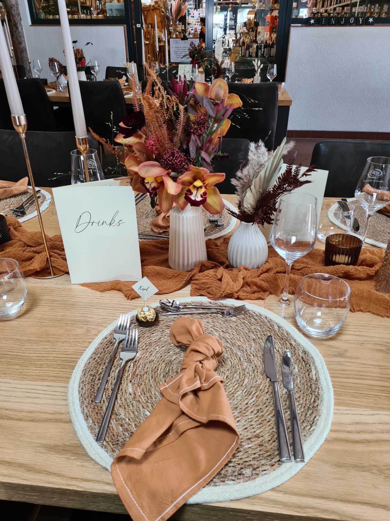 Hochzeit: Gedeck - EventTräume by Gourmet Berner