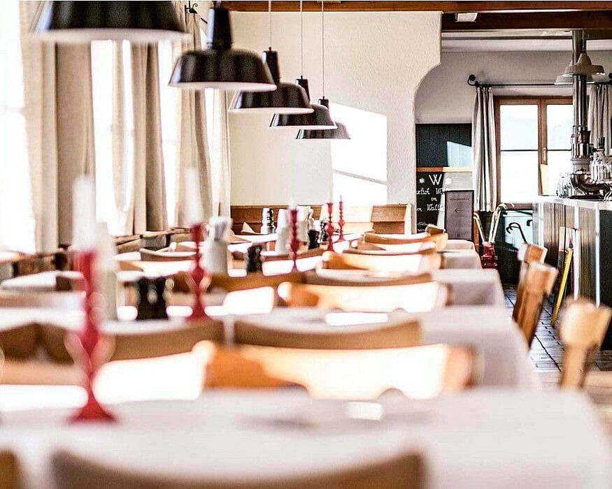 Altes Wallberghaus Informazioni sulle sale da ballo Ampia sala da pranzo