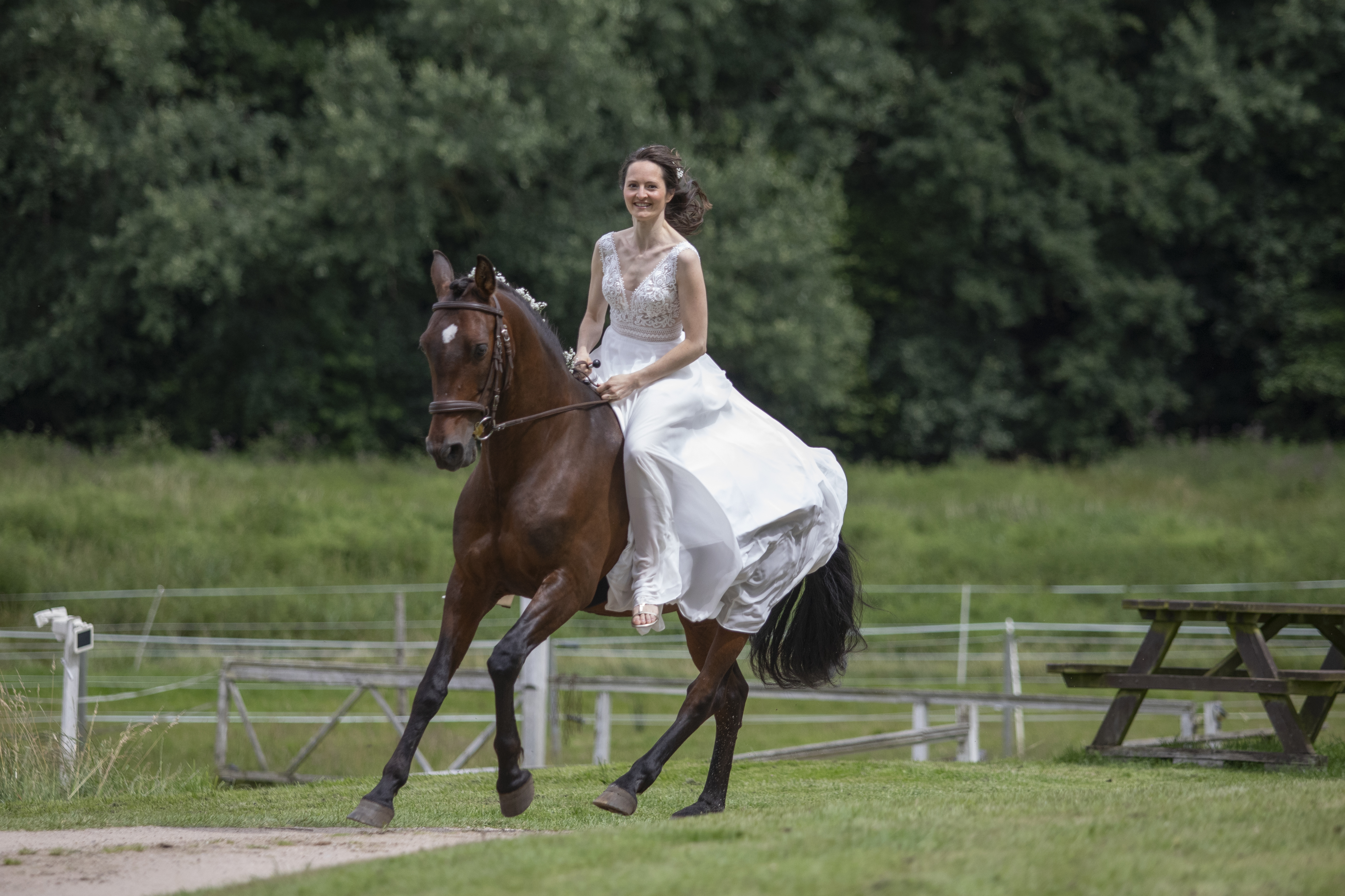 Hochzeitslocation: Ritt der Braut - Option mit Pferd - Landsitz Maleksberg