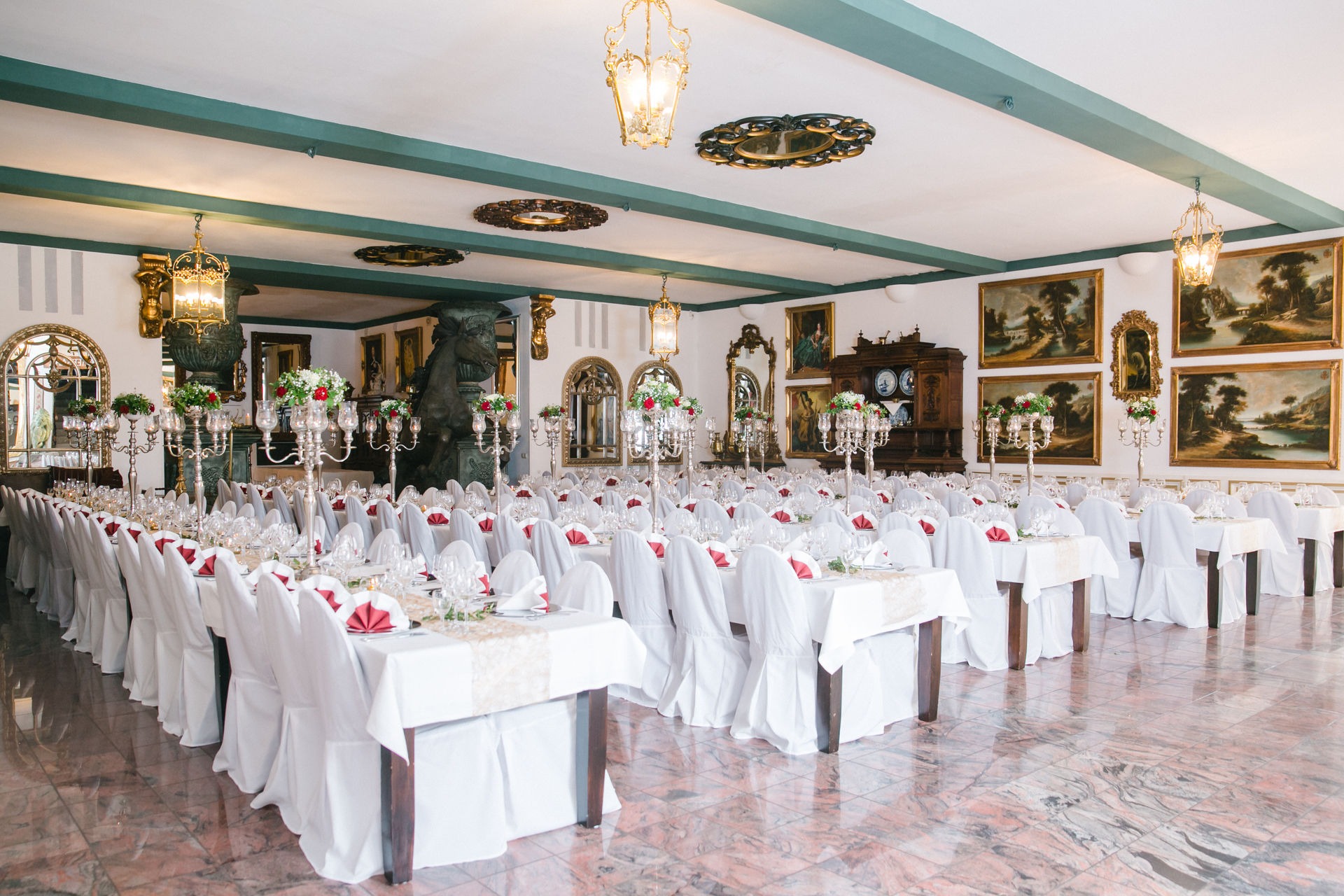 Hochzeit - Art der Location: Schloss - Nordrhein-Westfalen - Rittergut Haus Laer - Rittersaal