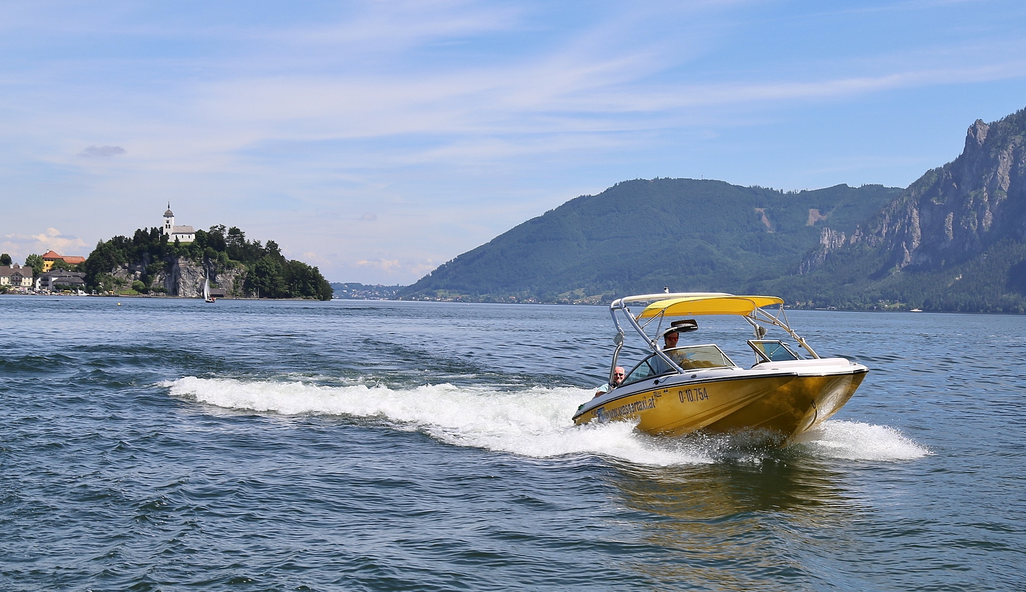 Hochzeitslocation: Fahrt mit Mastercraft "X2". - Schifffahrt Loidl
