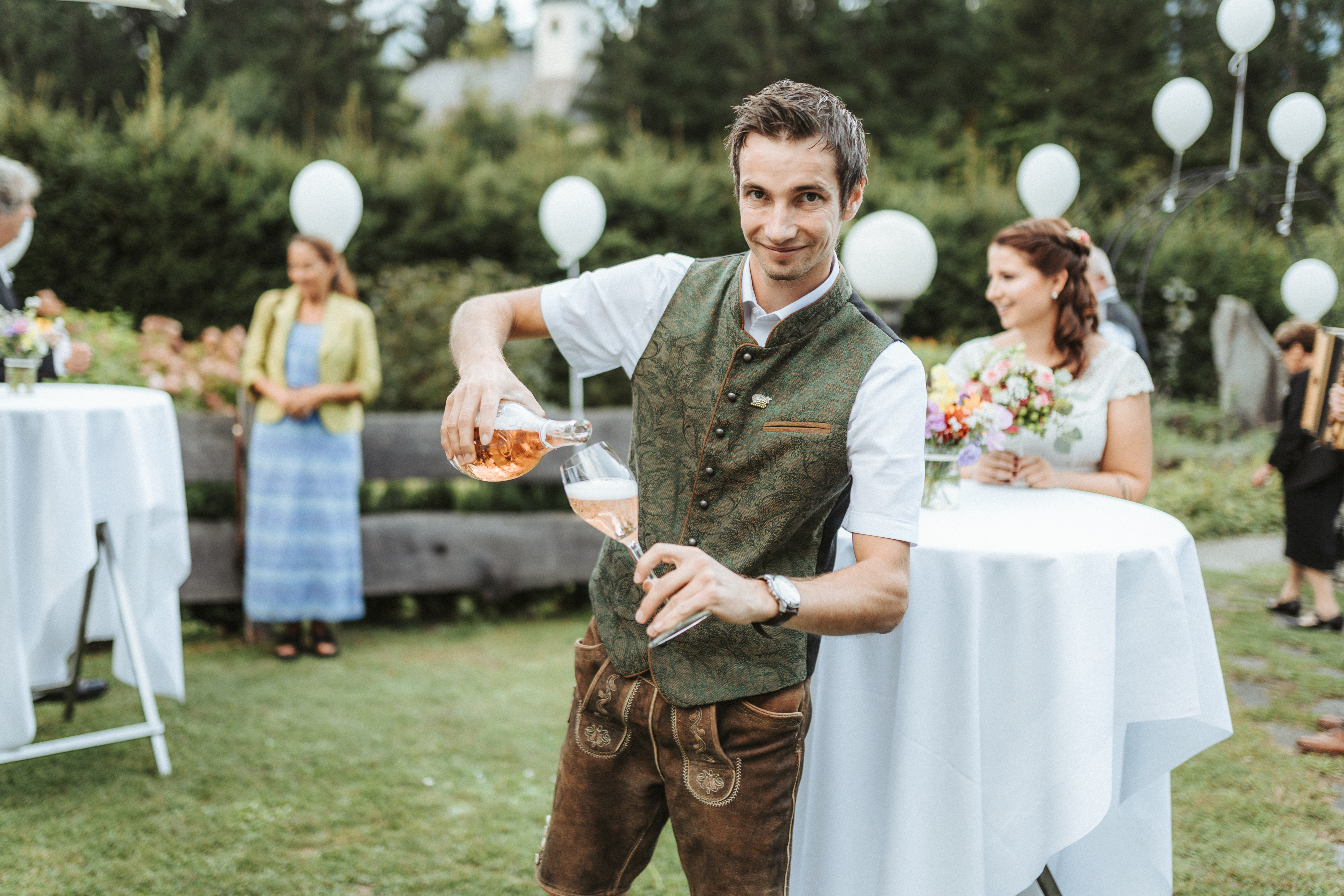 Hochzeit: Weinservice  - Naturhotel Landhof Irschen