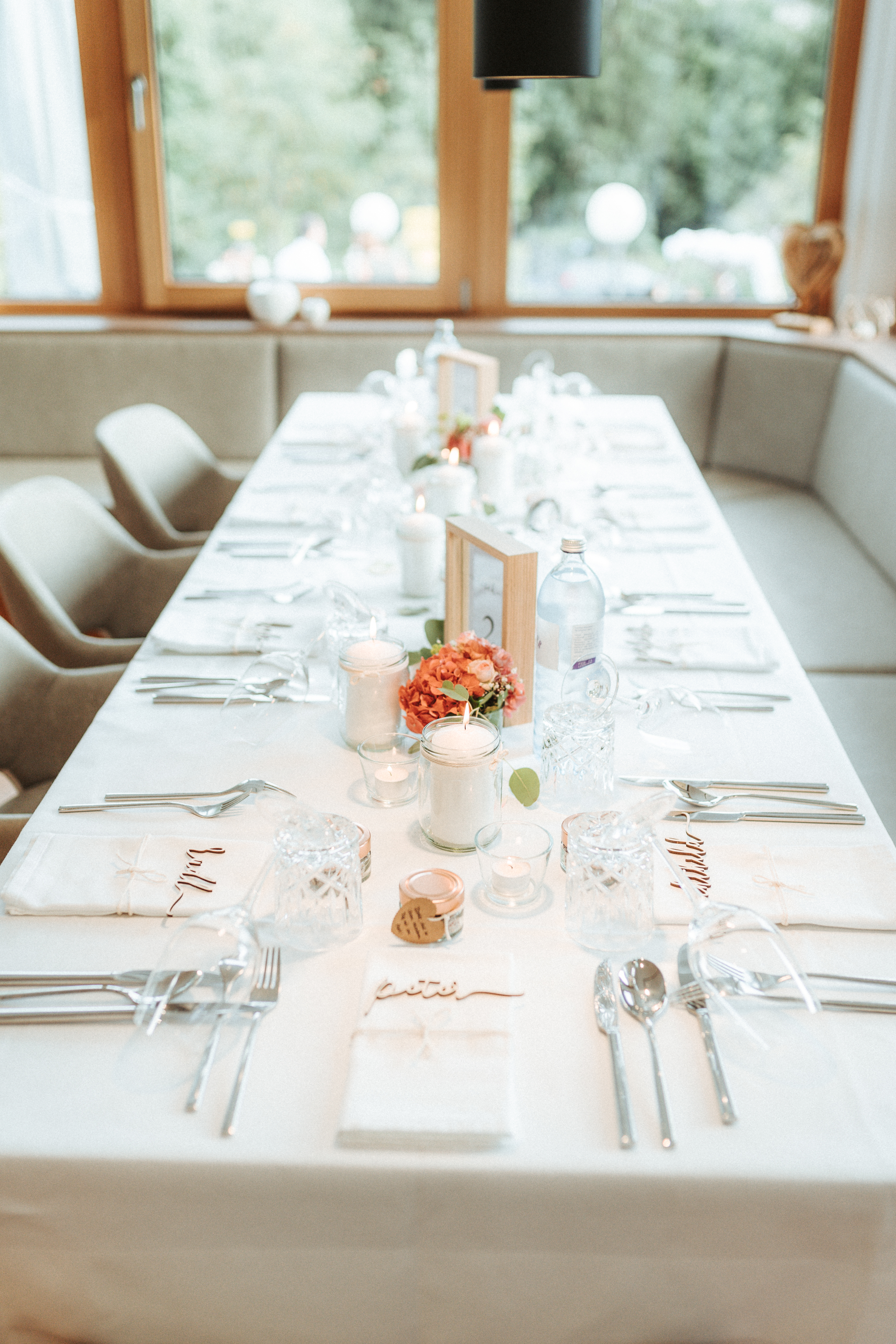 Hochzeit: Tafel  - Naturhotel Landhof Irschen