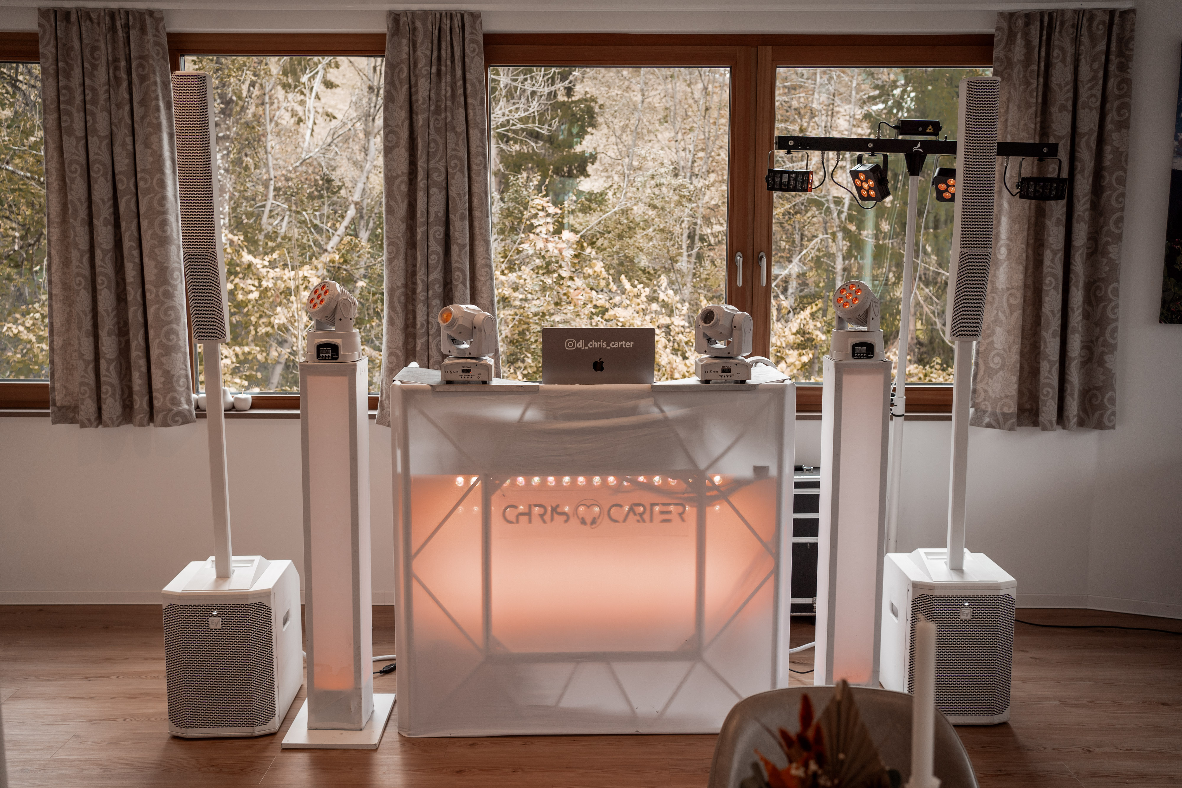 Hochzeit: DJ Setup - DJ Chris Carter  - Naturhotel Landhof Irschen