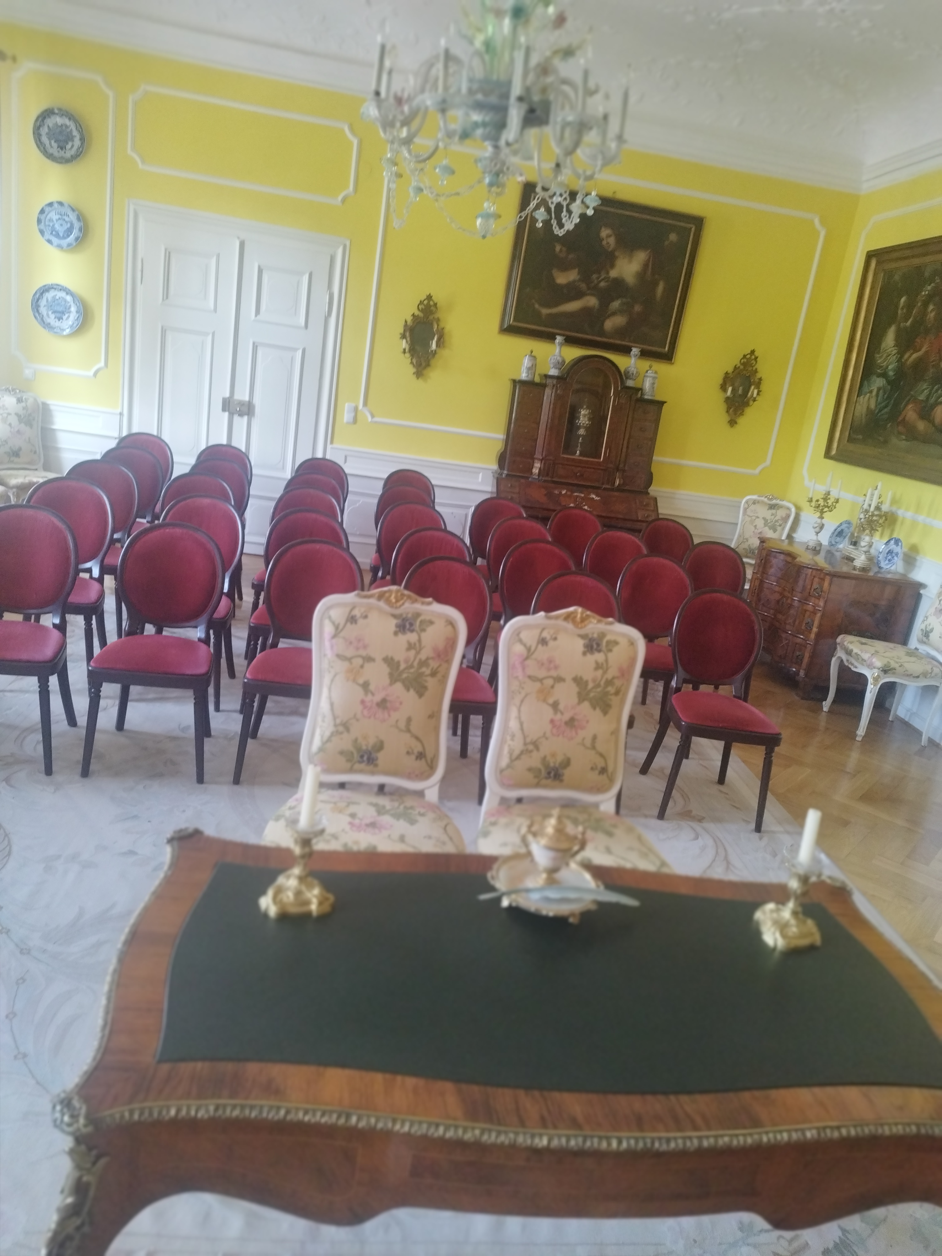 Hochzeitslocation: Standesamtlicher Saal  - Schloss Colmdorf 