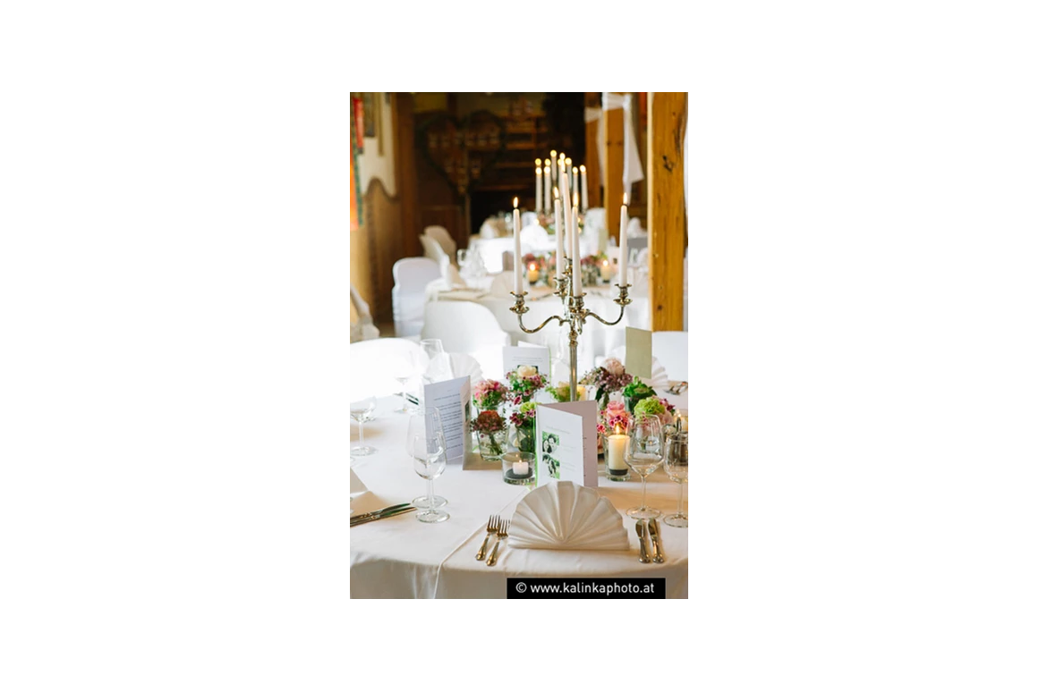 Hochzeit: Hochzeit 20.06.2015
Tischgedeck - Gasthof Wösner