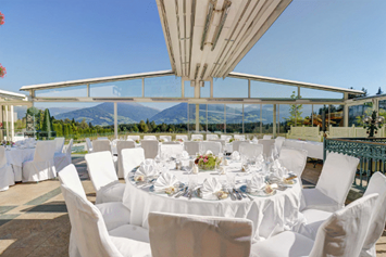 Hochzeit: Wintergarten mit Ausblick - Alpenhotel Speckbacher Hof