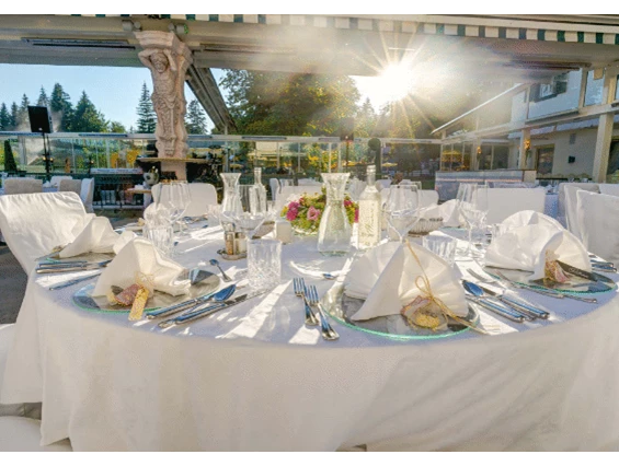 Hochzeitslocation: Tisch Wintergarten - Alpenhotel Speckbacher Hof