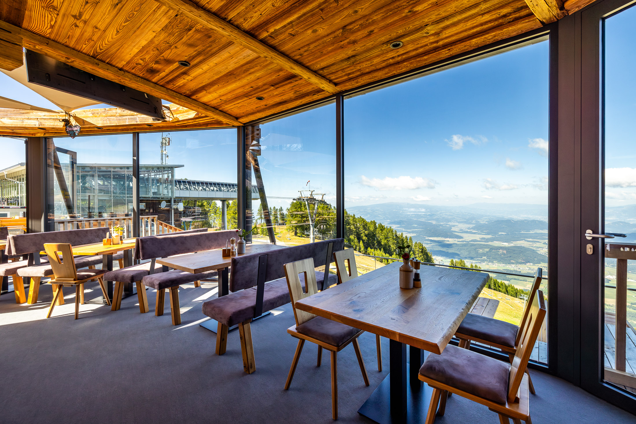 Panoramarestaurant Oben Informatie over de balzalen Herberg