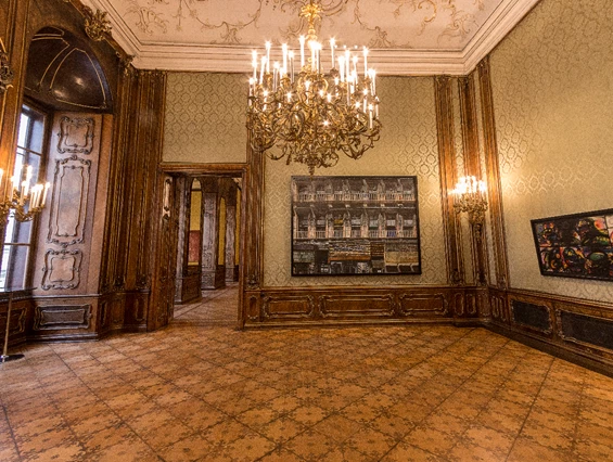Hochzeitslocation: Der Grüne Salon des Palais Schönborn-Batthyány in Wien. - Palais Schönborn-Batthyány