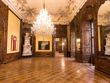 Hochzeitslocation: Der Gelbe Salon des Palais Schönborn-Batthyány in Wien. - Palais Schönborn-Batthyány