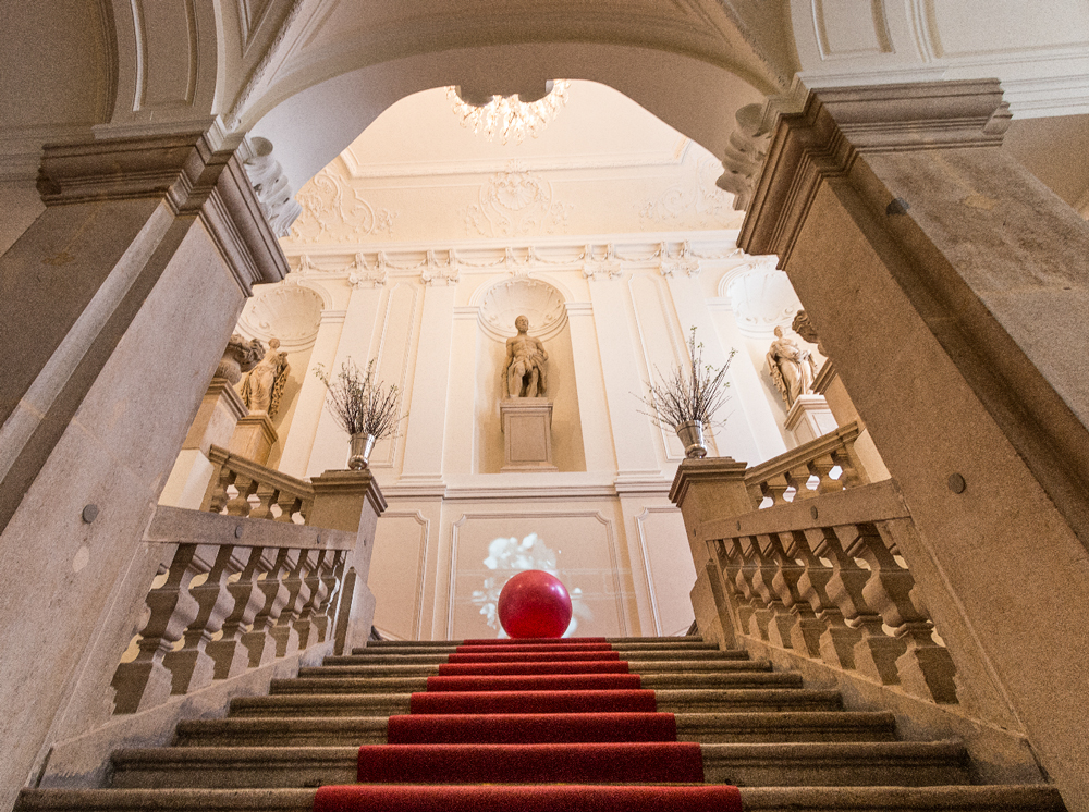 Hochzeitslocation: Die Feststiege im Palais Schönborn-Batthyány in Wien. - Palais Schönborn-Batthyány