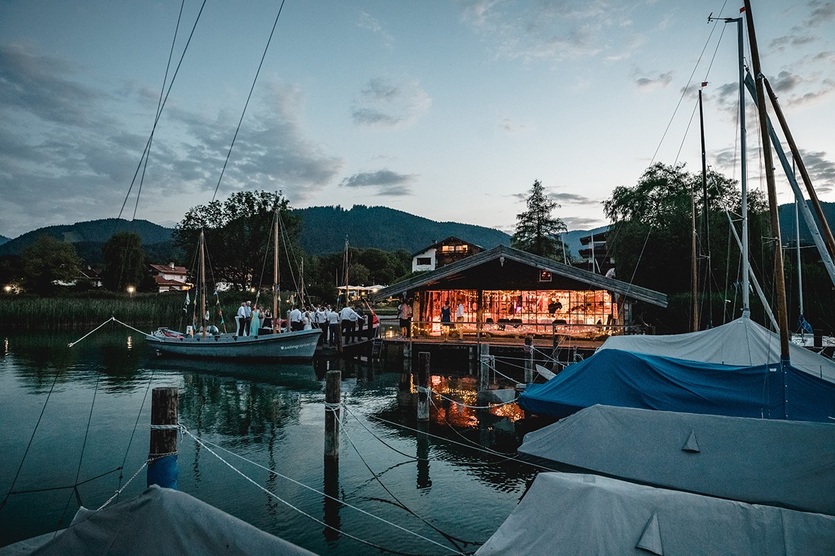 Hochzeitslocation: Bootshaus Tegernsee