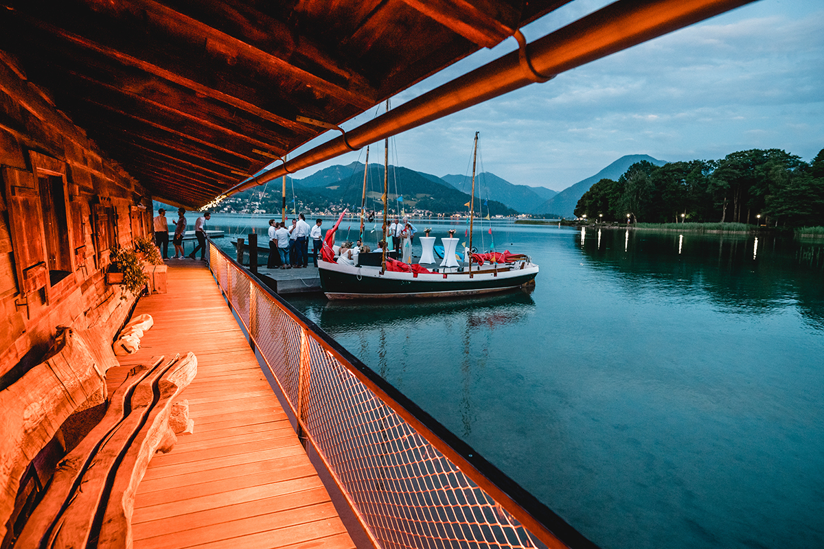 Hochzeitslocation: Bootshaus Tegernsee