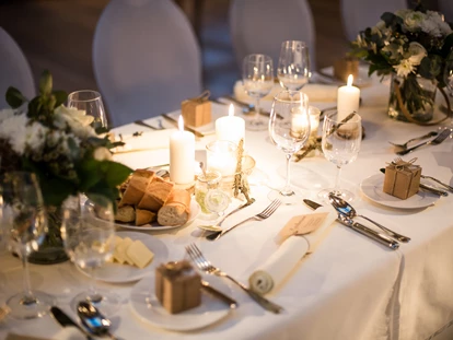 Wedding - Hohe Tauern - romantische Tischdekoration - Schloss Prielau Hotel & Restaurants