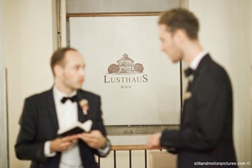 Hochzeit: Heiraten im Café-Restaurant Lusthaus im Wiener Prater.
Foto © stillandmotionpictures.com - Café-Restaurant Lusthaus