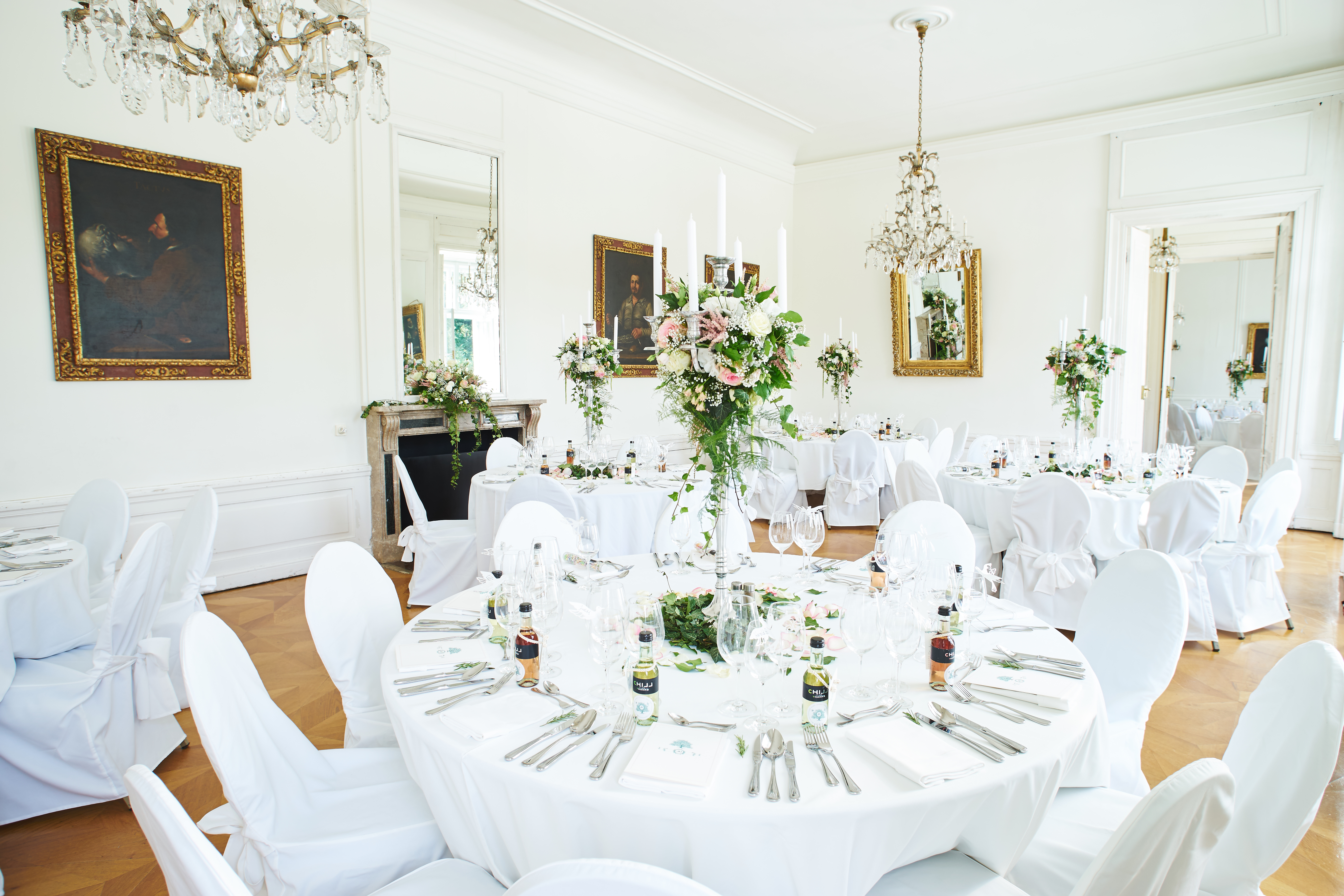 Schloss Miller-Aichholz - Europahaus Wien Informatie over de balzalen Spiegelhal 