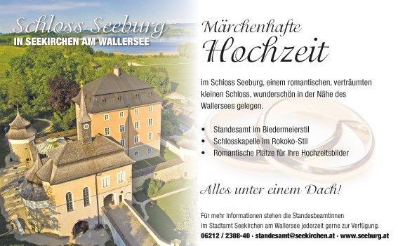 Hochzeit: Schloss Seeburg