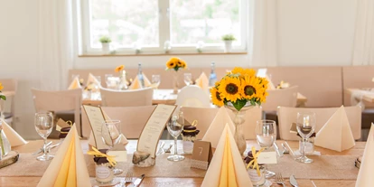 Hochzeit - Bad Herrenalb - Der große Festsaal bietet Platz für 75 bis 120 Hochzeitsgäste. - Bischoff's Landrestaurant