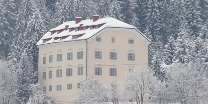 Hochzeit - Geeignet für: Geburtstagsfeier - Bezirk Spittal an der Drau - Schloss Greifenburg im Winterkleid. - Schloss Greifenburg