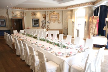 Hochzeit: Hochzeitstafeln nach Absprache - Schlosshotel Lacknerhof****S Flachau