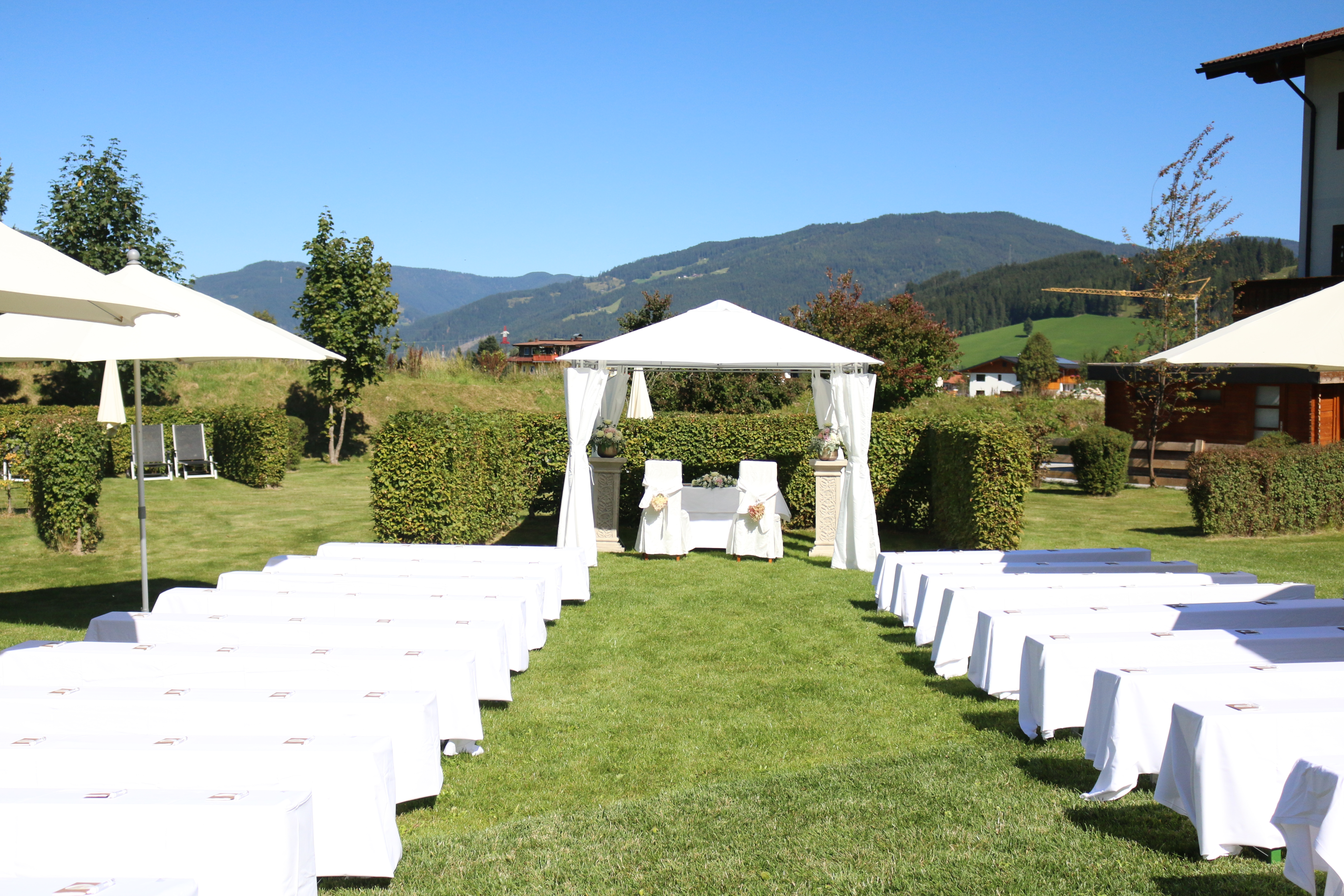 Matrimonio - Trauung im Freien - Austria - Freie Trauung im Schlossgarten - Schlosshotel Lacknerhof****S Flachau