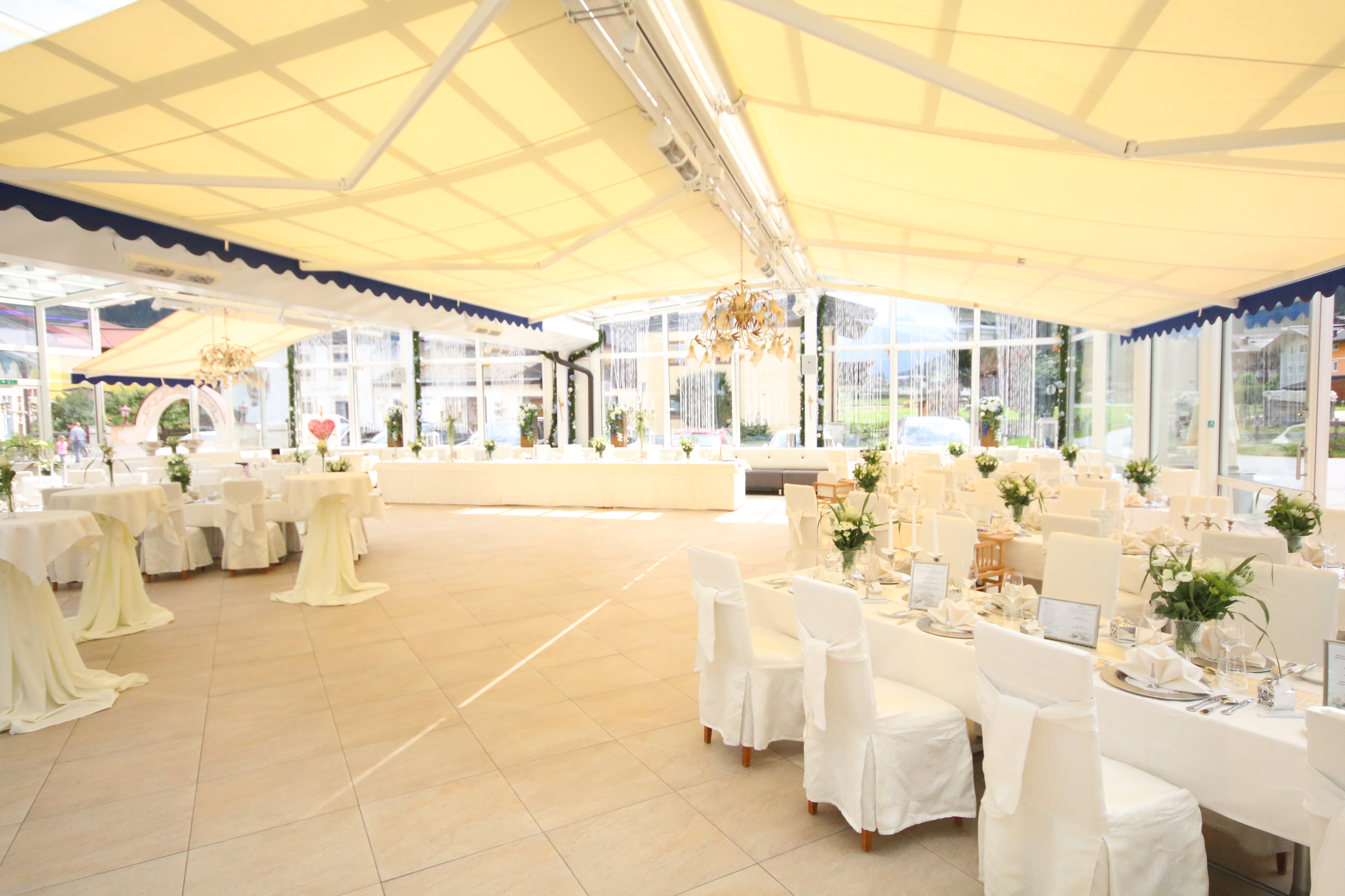 Schlosshotel Lacknerhof****S Flachau Informatie over de balzalen Wintertuin