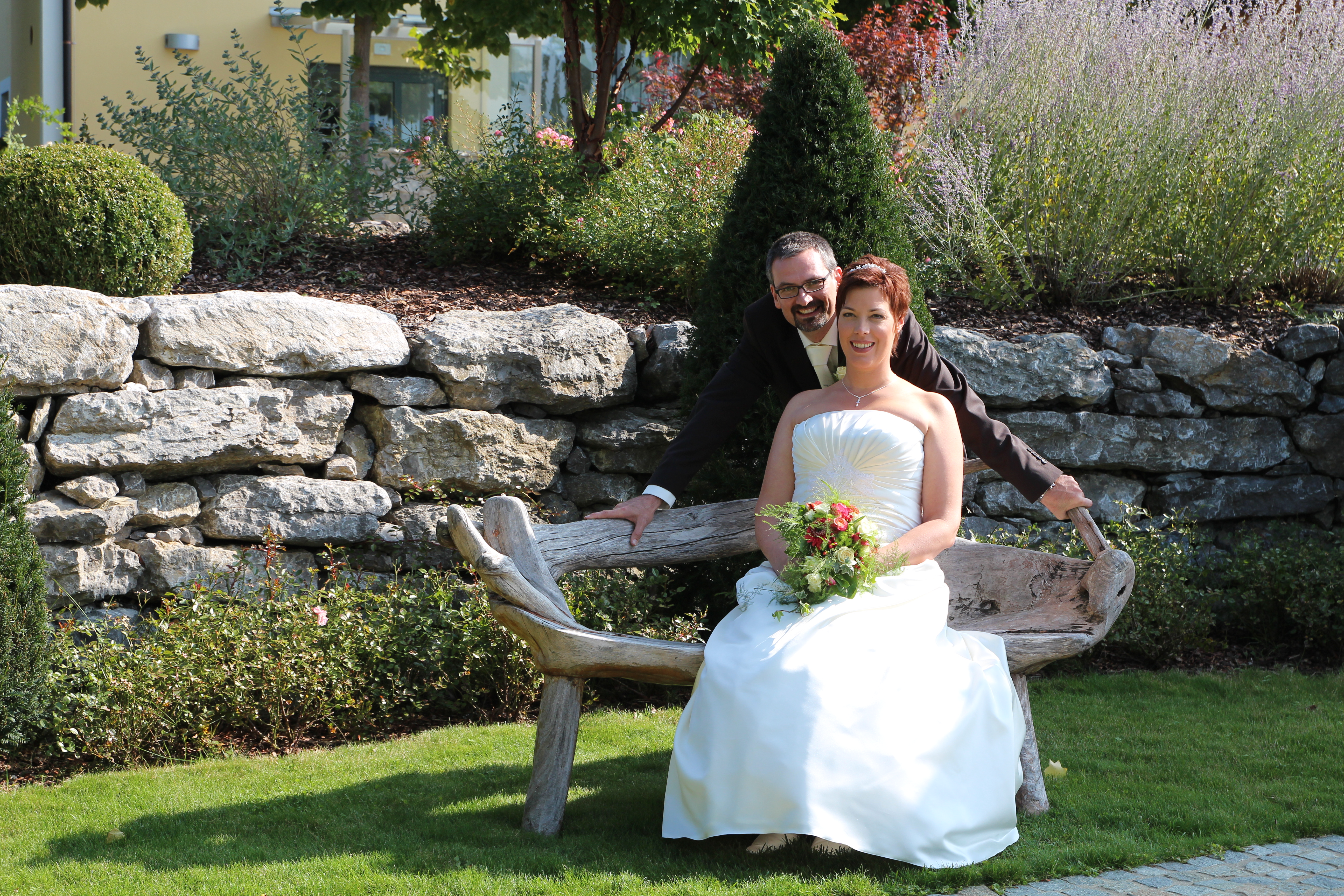 Hochzeit: Fotos im Garten - Eventgasthof Feichthub