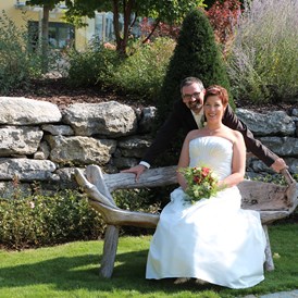 Hochzeit: Fotos im Garten - Eventgasthof Feichthub