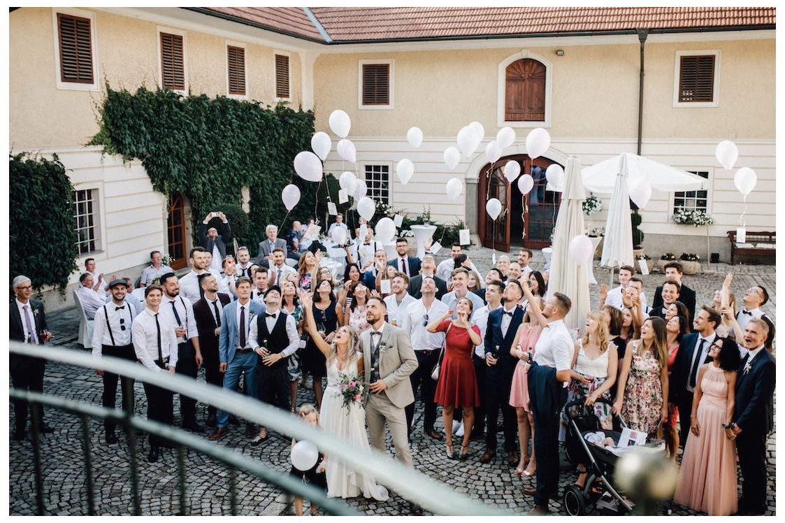 Hochzeit: Luftballonstart - GANGLBAUERGUT