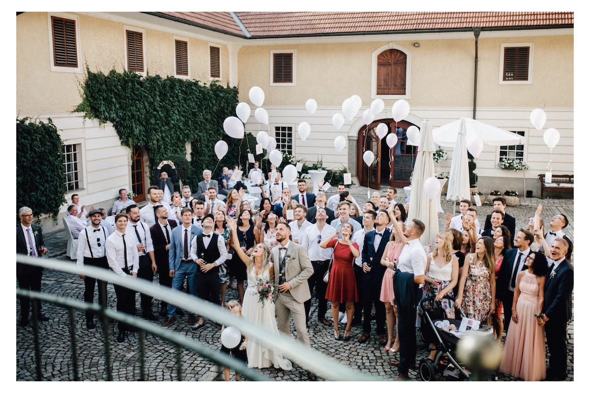 Hochzeit: Luftballonstart - GANGLBAUERGUT