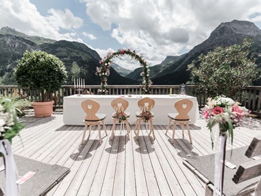 Hochzeitslocation: Trauung auf der Terrasse der Rud-Alpe (standesamtlich oder freie Trauung) - Rud-Alpe