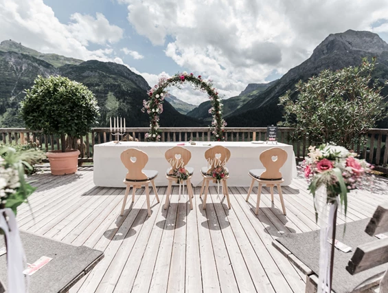 Hochzeitslocation: Trauung auf der Terrasse der Rud-Alpe (standesamtlich oder freie Trauung) - Rud-Alpe