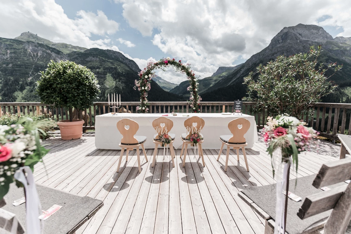 Hochzeitslocation: Trauung auf der Terrasse der Rud-Alpe (standesamtlich oder freie Trauung) - Rud-Alpe