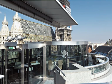 Hochzeitslocation: Wintergarten, im 8. Stock - DO & CO HOTEL VIENNA