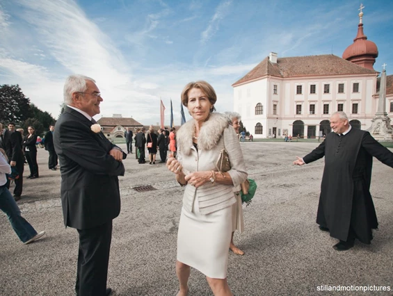 Hochzeit: Heiraten im Stift Göttweig in Niederösterreich.
Foto © stillandmotionpictures.com - Benediktinerstift Göttweig